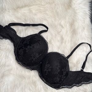 Victoria Secret Dream Angels 38DD Black Lace Bra